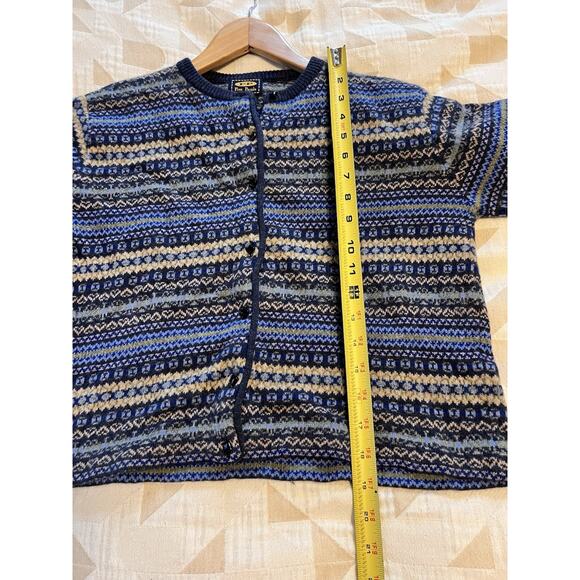 Vintage FREE PEOPLE Cardigan Sweater 100% Lambswool Size M - Picture 6 of 6
